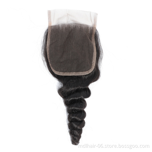 10A Hot Selling Women Extension Human Hair Loose Wave Virgin Hair Wholesale Human Hair Extension Bundles With Closure